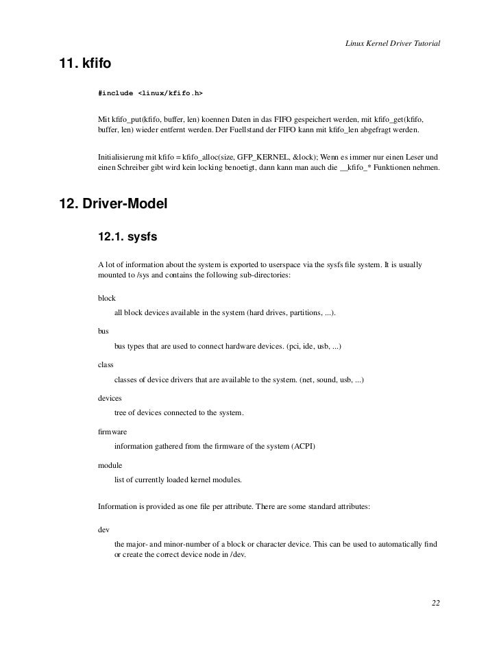 linux display driver tutorial