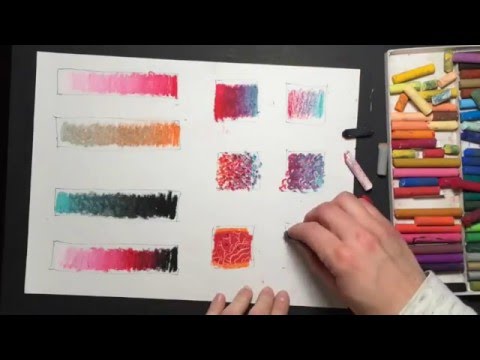 oil pastel painting tutorial step by step