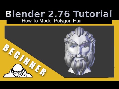 blender polygon hair tutorial