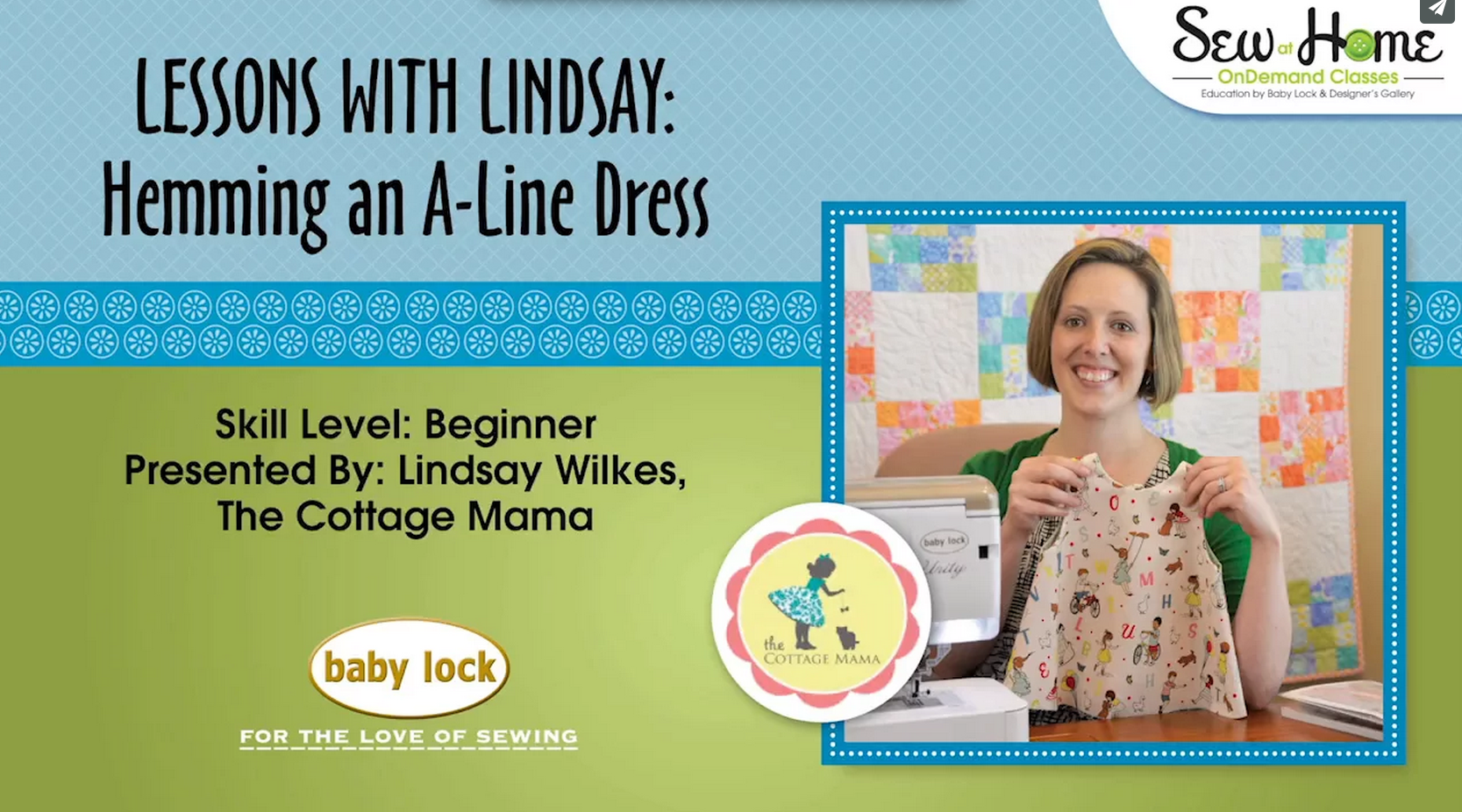 cottage mama party dress tutorial