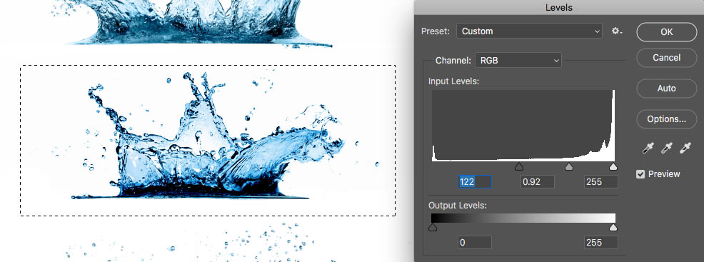 water splash photoshop tutorial