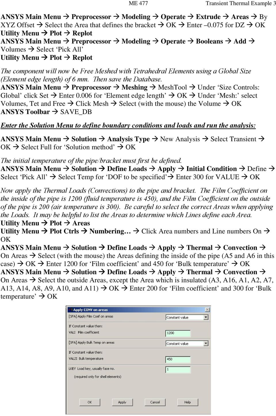 ansys thermal analysis tutorial pdf