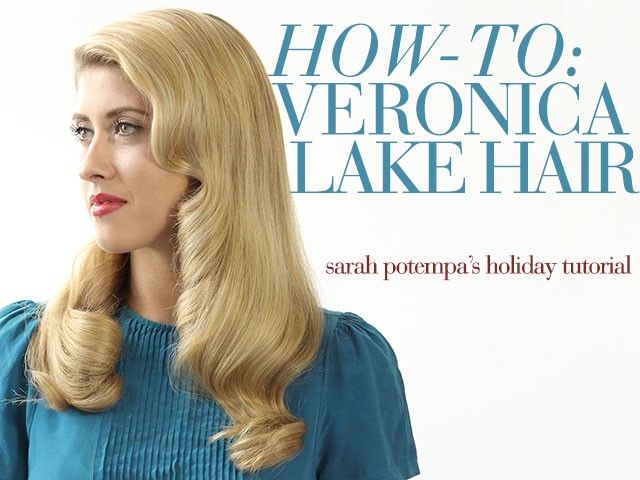 veronica lake hair tutorial