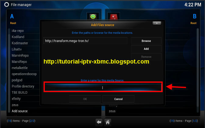 tutorial iptv xbmc blogspot