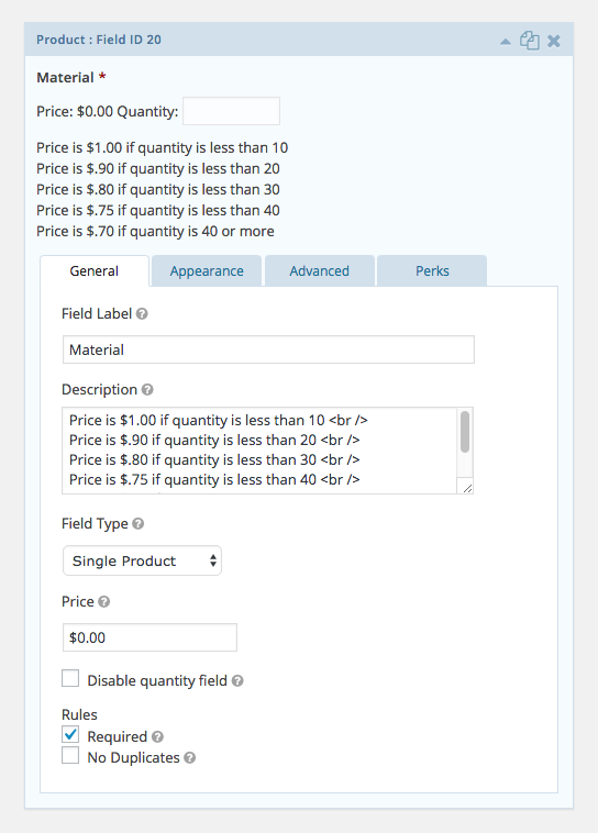 gravity forms pricing fields tutorial
