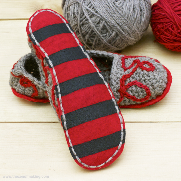 crochet womens slippers tutorial
