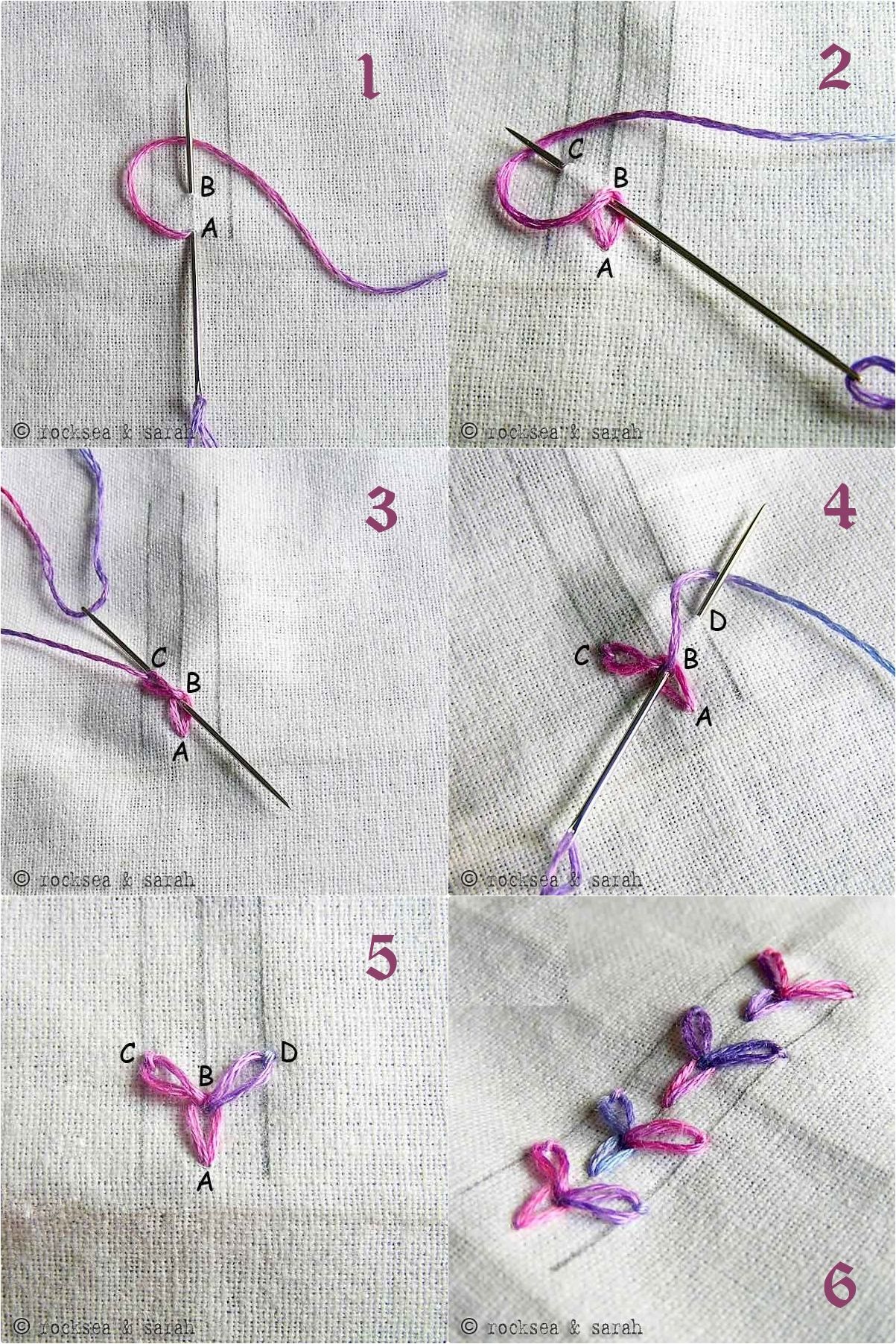 embroidery stitches tutorial pdf