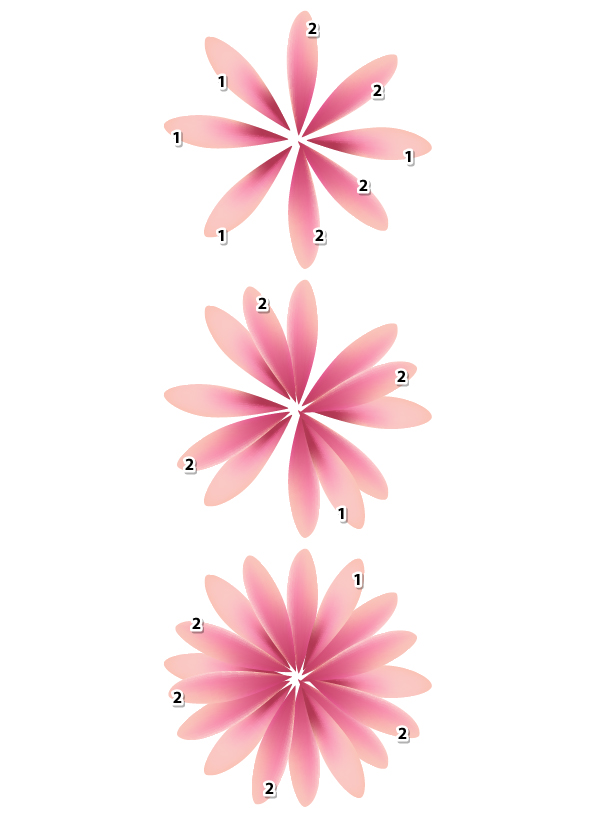 blend flower illustrator tutorial