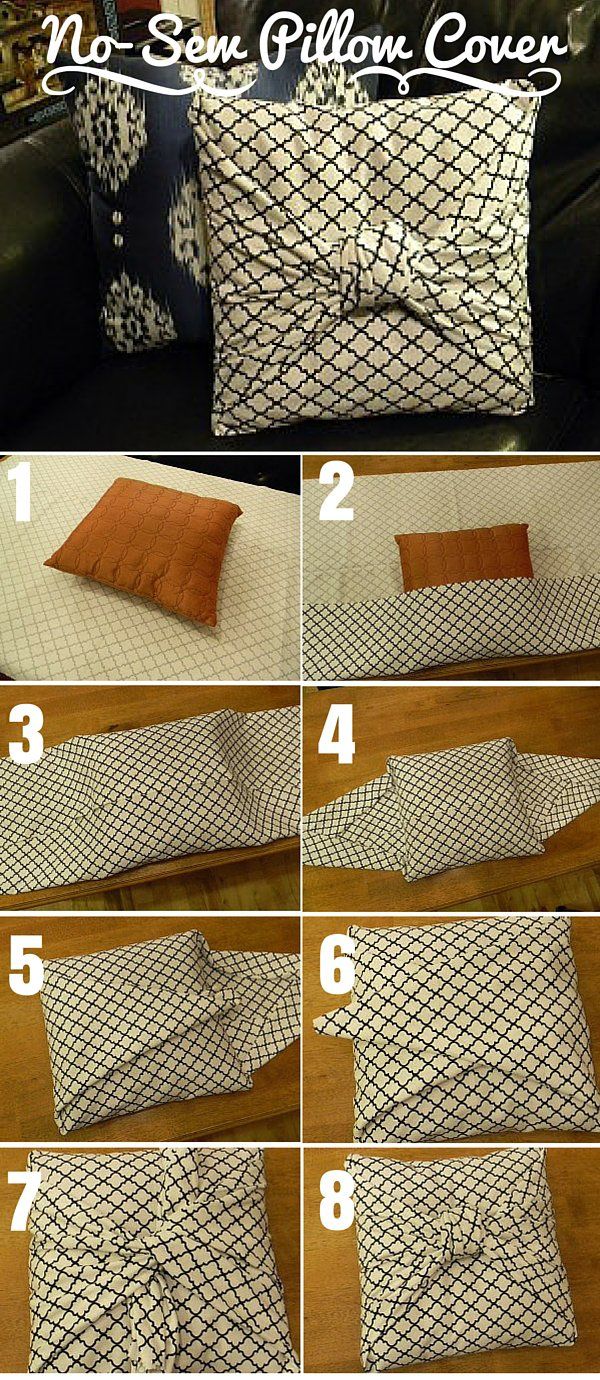 round pillow cover tutorial