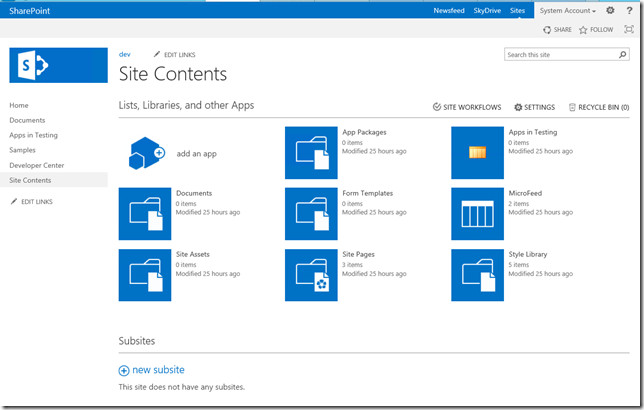 apps for sharepoint 2013 tutorial