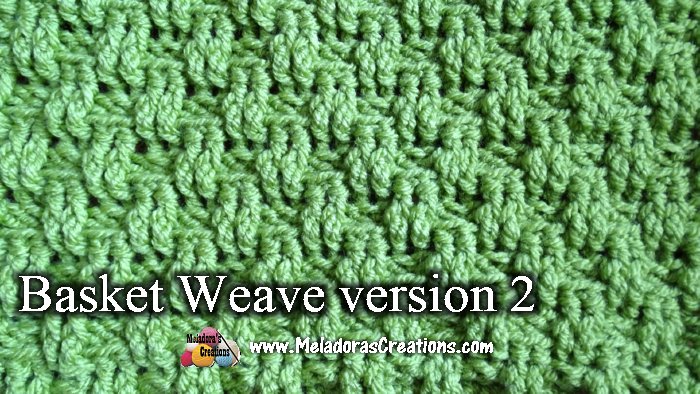 basket weave crochet tutorial