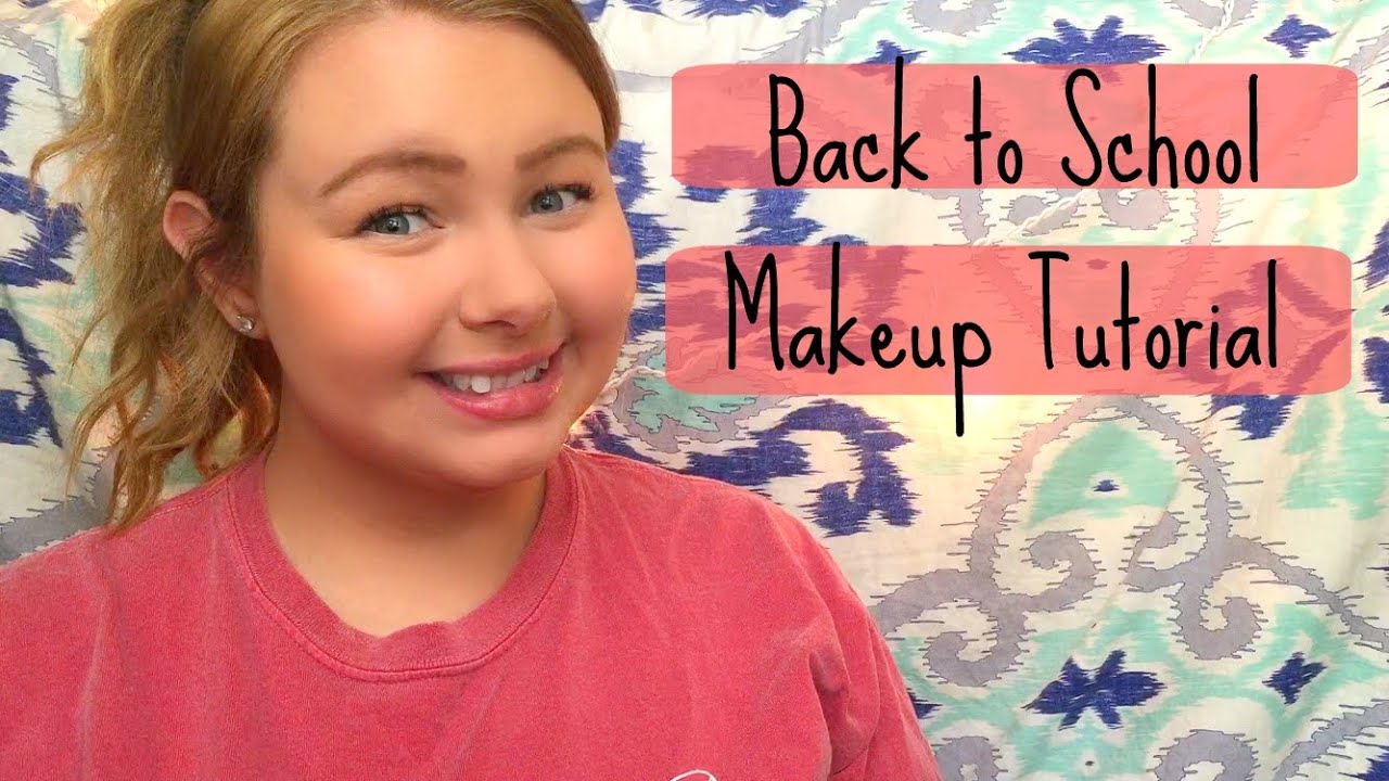 back to school makeup tutorial