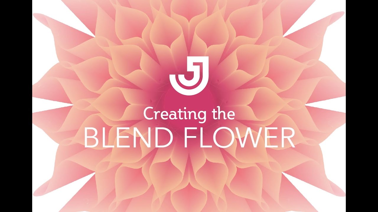 blend flower illustrator tutorial