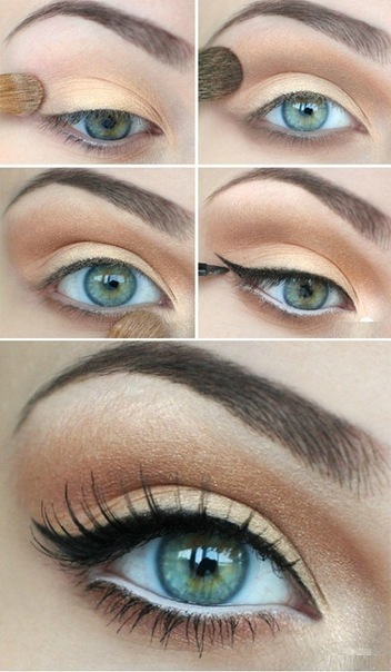 blue green eye makeup tutorial