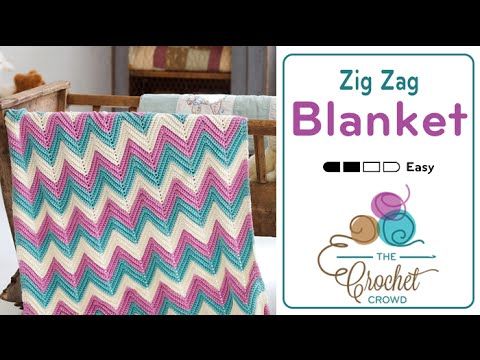 chevron baby blanket tutorial