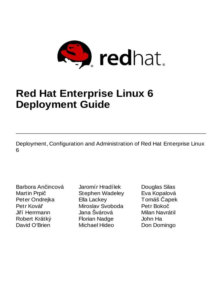 red hat enterprise linux 6 tutorial pdf free download