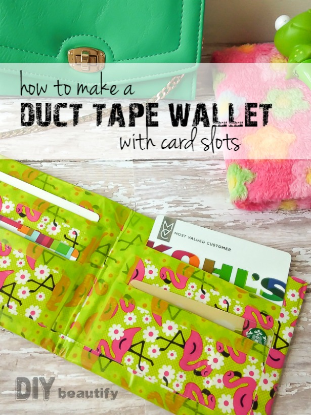 duct tape wallet tutorial easy