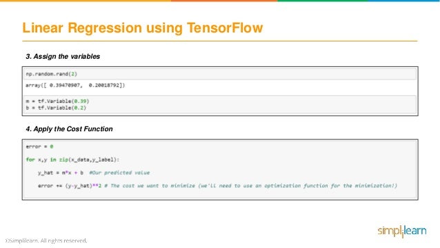 tensorflow tutorial for beginners