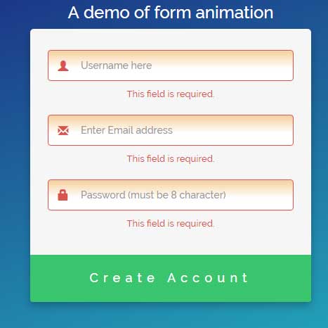 form validation using jquery tutorial
