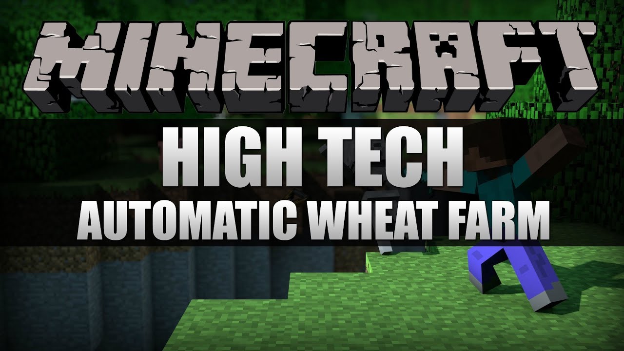minecraft automatic wheat farm tutorial