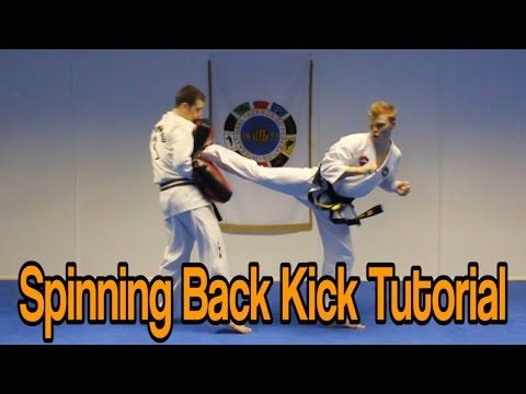 taekwondo spin kick tutorial